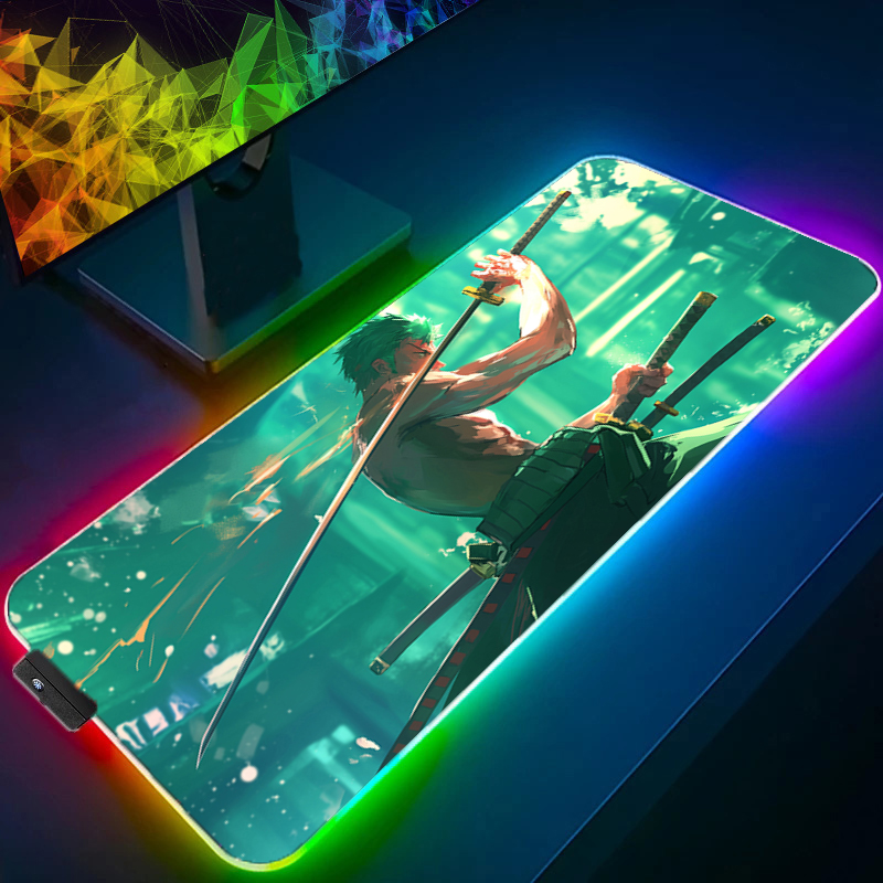 ONE PIECE Zoro Mouse Pad RGB A - Tech Accessories For Desk recensione e prezzo