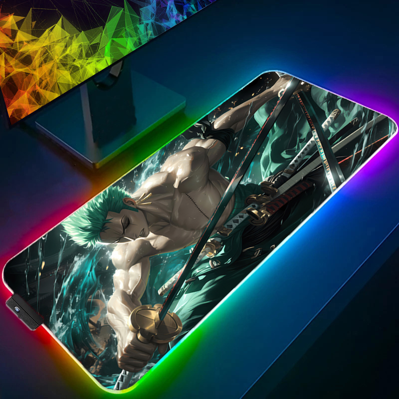 ONE PIECE Zoro Mouse Pad RGB A - Tech Accessories For Desk recensione e prezzo